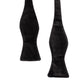 Schwarze Schleife "Black Velvet Butterfly Bow Tie" aus reinem Baumwoll-Samt - Handarbeit