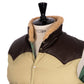 Rocky Mountain Featherbed x MJ: "Christy Vest" down vest with lambskin collar