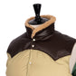 Rocky Mountain Featherbed x MJ: "Christy Vest" down vest with lambskin collar