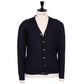 Exclusively for Michael Jondral: Dark blue "Cardigan" cardigan made from extra-fine 140's merino wool