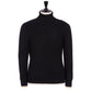 Exclusively for Michael Jondral: Black turtleneck sweater made from Scottish 4-ply cashmere