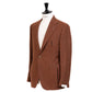 Rust brown jacket "Il Cacciatore"" made of wool and cashmere - handmade