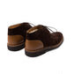 Bootee &quot;Winter Sport Chukka&quot; made of dark brown suede - entirely handmade