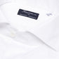 White tuxedo shirt "Jacquard Stripe" made of pure cotton - Collo Eduardo