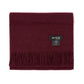 MJ Exclusive: Wine red "Classic Plain" scarf made from Scottish cashmere