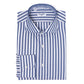 Striped shirt "Multipla Righe" in fine cotton twill from Carlo Riva - Collo Tom