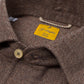 Braunes Poloshirt "Mastroianni" aus reiner Baumwolle - Handarbeit