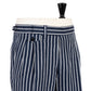 Bermuda shorts "Punta Tragara Rigata" made of washed cotton mix - pure handwork