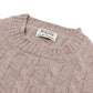 MJ Exklusiv: Pullover "Crew Cable-Rib" aus reiner Geelong Lambswool - 3 Ply