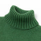 Exklusiv für Michael Jondral: Grüner Rollkragenpullover aus schottischem 4-Ply Kaschmir
