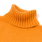 Exklusiv für Michael Jondral: Orangefarbener Rollkragenpullover aus schottischem 4-Ply Kaschmir
