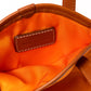 Flaschen-Tasche "Grand Cru" aus Felisi-Nylon und Sattelleder - Handarbeit
