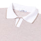Knitted polo "Stile Diamante" made of pure cotton - handmade