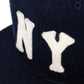 Ebbets Field Flannels x MJ: Baseball-Kappe "New York Black Yankees 1936" aus Woll-Flanell