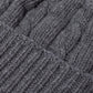 Rosi Collection x MJ: Strickmütze "Cable Beanie" aus reinem Kaschmir