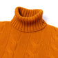 Rollkragen-Pullover "Delle Alpi Torino" aus reinem Cariaggi-Kaschmir - Handarbeit