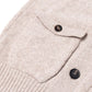 Strickjacke "Lomond Knit-Bomber" aus 4 Ply-Geelong Lambswool