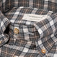 Madras Check Brushed Vintage Cotton Flannel Sport Shirt - Linea Passion