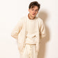 Settefili x MJ: "Slip Over" pullover made from a cotton blend