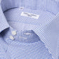 "Poplin Operato" shirt in pure cotton by Carlo Riva - Collo Marco 2 Bottoni