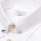 Hemd "D'Annunzio con Spilla" mit Doppelmanschette aus reiner Baumwolle