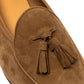 Baudoin & Lange x MJ: Sagan loafer "Tassel" in calf suede - Handmade