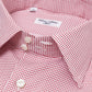 Poplin Operato" shirt in pure cotton by Carlo Riva - Collo Marco 2 Bottoni