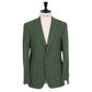 Bottle green jacket "The Travelling Gent" made of light wool - purely handmade