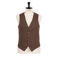 "Sartorial Gilet" vest made from pure linen