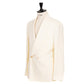 Collo A Scialle" jacket made from pure linen - handmade