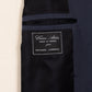 Dunkelblauer Mantel "Vento" aus Baumwolle & Kaschmir - reine Handarbeit
