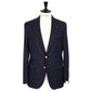 Dark blue "Mazza d'Oro" jacket made from pure tropical wool - handmade