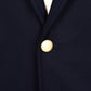 Dark blue "Mazza d'Oro" jacket made from pure tropical wool - handmade