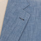 "Sartorial Chambray" suit in cotton blend - handmade