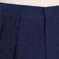 Exclusively for Michael Jondral: Ink blue "Hollywood" trousers with two pleats - Rota Sartorial