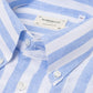 "Strisce Caprese" shirt with capri collar made from pure cotton - Linea Passion