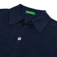 SS24 PHOTO DKL.BLAU OK - Brigatelli dal 1922 per Michael Jondral: knitted shirt "Camicia Polo 3 Tasce" in linen and cotton