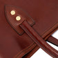 Croots x MJ: Tasche "Vintage Field-Tote" aus Leder - Handarbeit