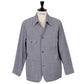 Jacke "Jackson" aus japanischem Chevron-Leinenmix
