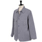 Jacke "Jackson" aus japanischem Chevron-Leinenmix