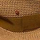 SUPERDUPER x MJ:  Hut "HOBO Strap" aus Raffia Crochet Straw - Handarbeit