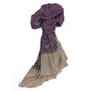 Scarf "BAREILLY" made from the finest Hand-Embroidered Pashmina Cashmere - Pure Handmade