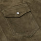 Shangri La Heritage x MJ: Leather Shirt "Gonzo Western" made from Lambskin - handmade