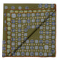 Patterned Pochette made from pure English Silk - hand-rolled