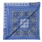 Patterned Pochette made from pure English Silk - hand-rolled