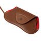 Special Edition: Brillenetui "Traveling Glasses" aus genarbtem Kalbsleder - Handarbeit