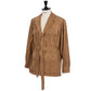 Limited Edition: Leather Jacket "Hemingway Safari Lusso"  made from the finest Goat Suede - handmade
