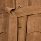 Limited Edition: Leather Jacket "Hemingway Safari Lusso"  made from the finest Goat Suede - handmade
