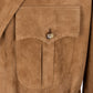 Limited Edition: Leather Jacket "Hemingway Safari Lusso"  made from the finest Goat Suede - handmade