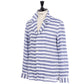 Edizione Speciale: Hemd-Jacke "Tenda da Sole Orizzontale" aus reinem Leinen - reine Handarbeit
